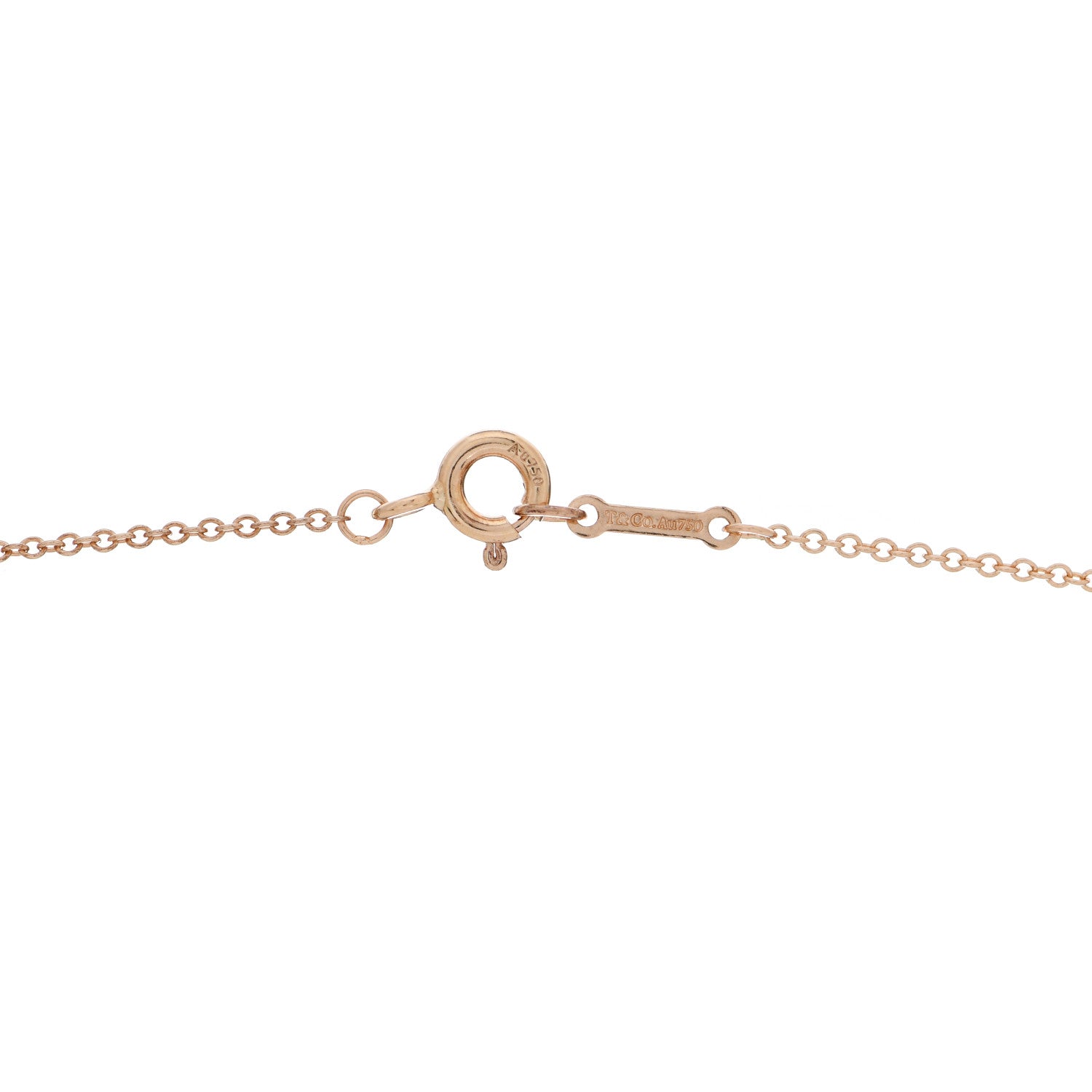 Tiffany 18K Rose Gold Small Paloma Picasso Loving Heart Pendant Necklace 4 of 4