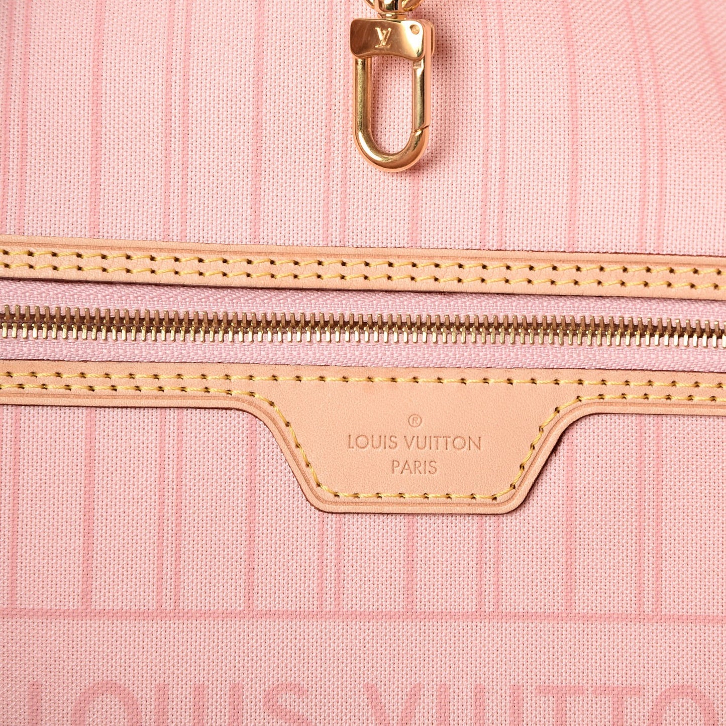 Damier Azur Neo Neverfull MM Rose Ballerine