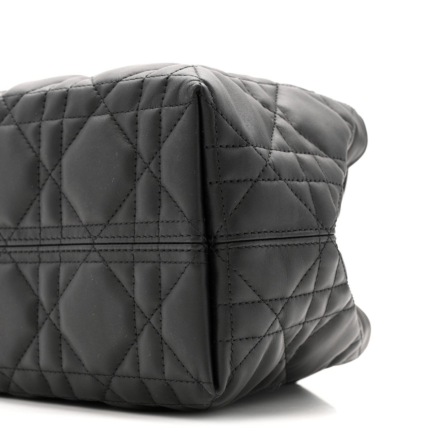 Calfskin Macrocannage Small Toujours  Black
