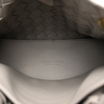 Bottega Veneta Nappa Intrecciato Small Andiamo Shoulder Bag Sterling 5 of 9