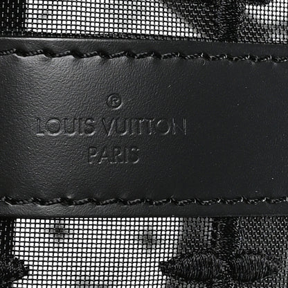 Louis Vuitton Monogram See Through Keepall Bandouliere 50 Black 5 of 8