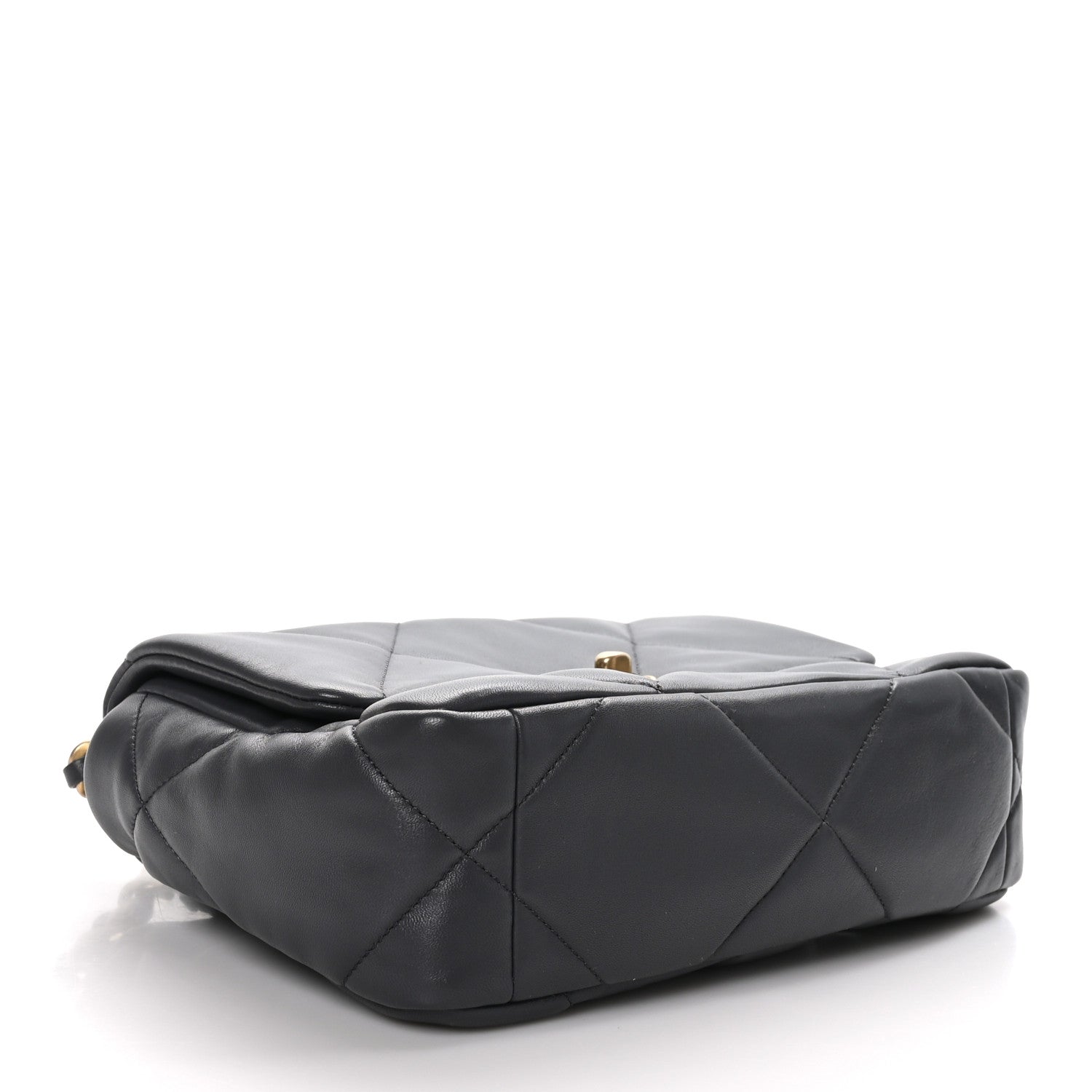 Chanel Lambskin Quilted Medium Chanel 19 Flap Dark Grey 4 of 10