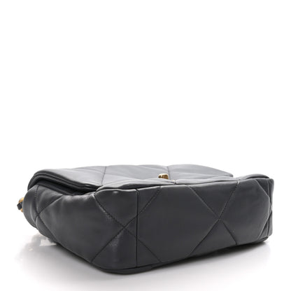 Chanel Lambskin Quilted Medium Chanel 19 Flap Dark Grey 4 of 10