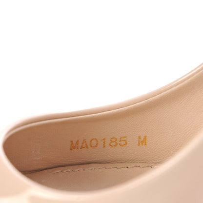 Louis Vuitton Patent Calfskin Eyeline Pumps 38 Nude 7 of 11