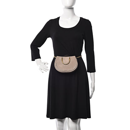 Chloe Calfskin Suede Mini Pixie Signature Belt Bag Motty Grey 2 of 10