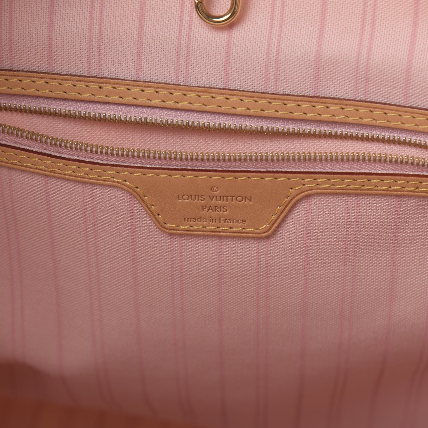 Louis Vuitton Damier Azur Delightful MM Rose Ballerine 6 of 11