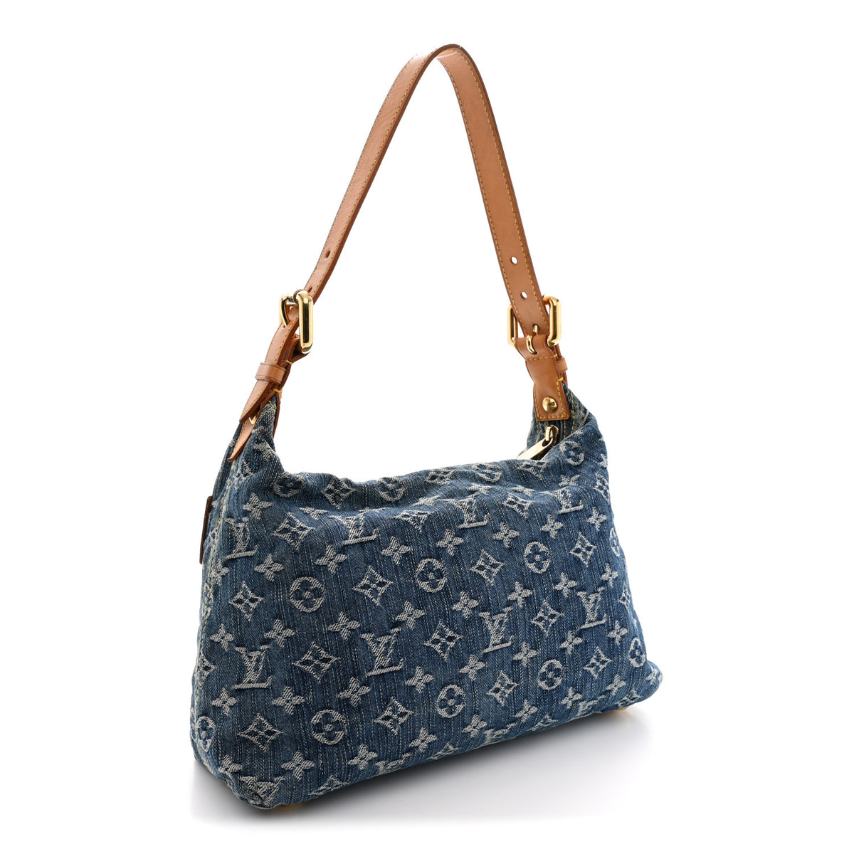 Monogram Denim Baggy PM Blue