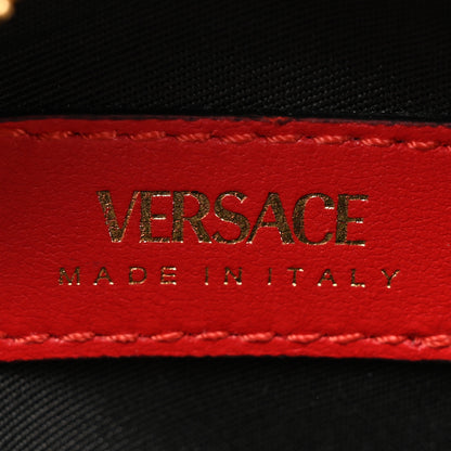 Versace Nappa Quilted La Medusa Round Camera Bag Red 6 of 9