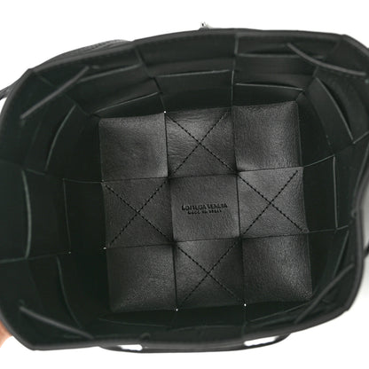 Bottega Veneta Nappa Maxi Intrecciato Cassette Bucket Bag Black 4 of 9