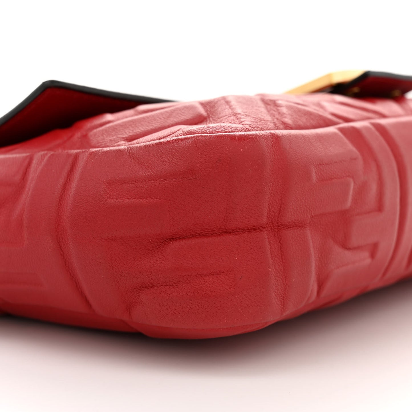 Nappa FF 1974 Embossed Baguette Fragola