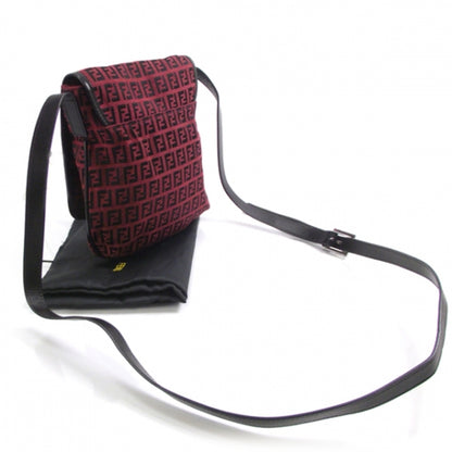 Fendi Zucchino Small Messenger Bag Red 3 of 9