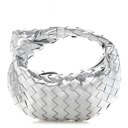 Bottega Veneta Metallic Nappa Intrecciato Mini Jodie Silver 1 of 11