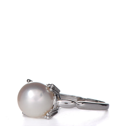 Mikimoto Platinum Akoya Pearl 8.5mm Ring 5 49 4 of 6