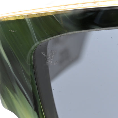 Louis Vuitton Acetate 1.1 Millionaires Z1167E Sunglasses Green Marble 7 of 7