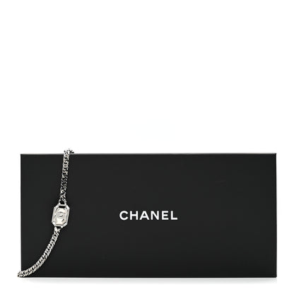 Chanel Metal Crystal CC Vendome Chain Belt 75 Silver 5 of 5