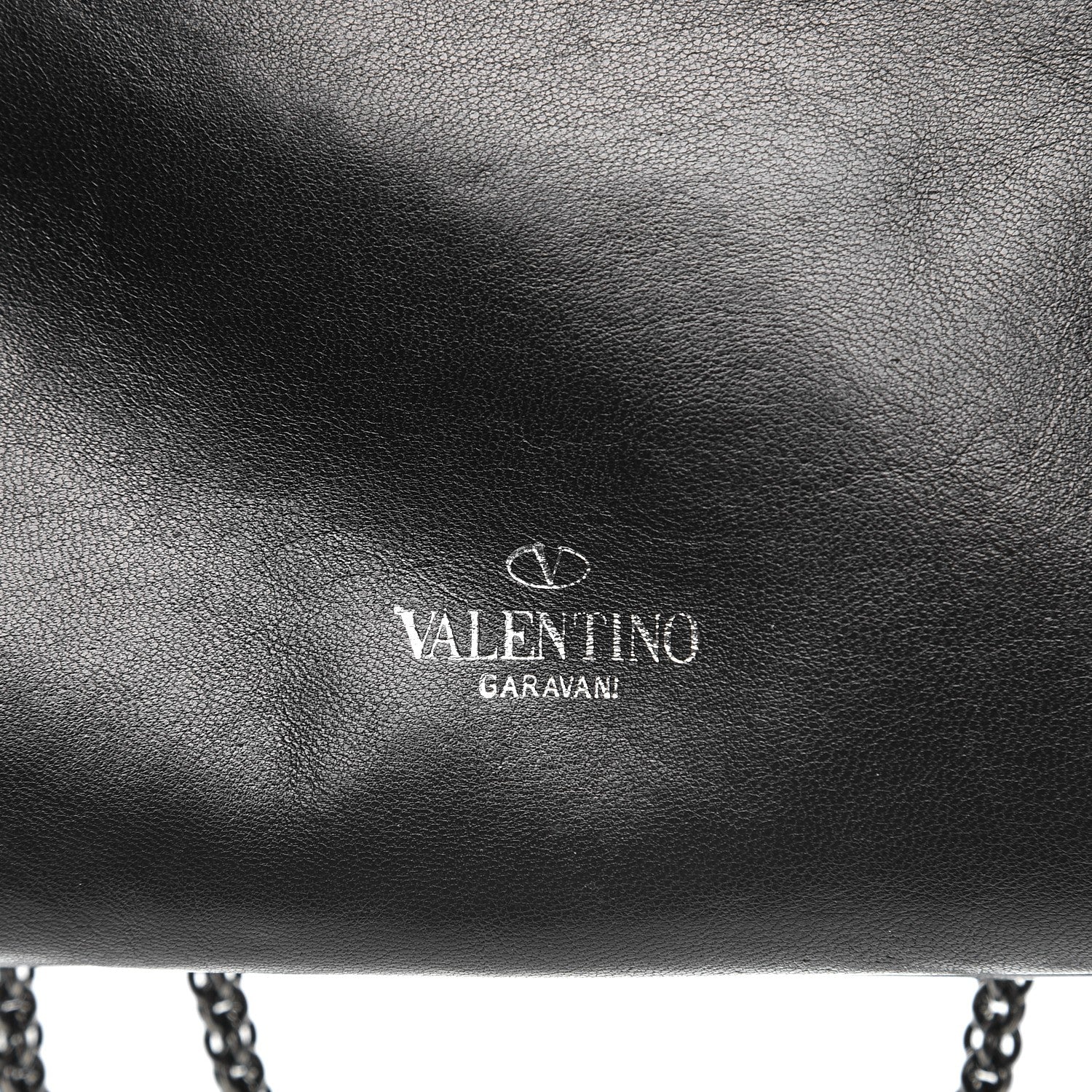Valentino Garavani Nappa Crystal Encrusted Studs Va Va Voom Shoulder Bag Black 10 of 10