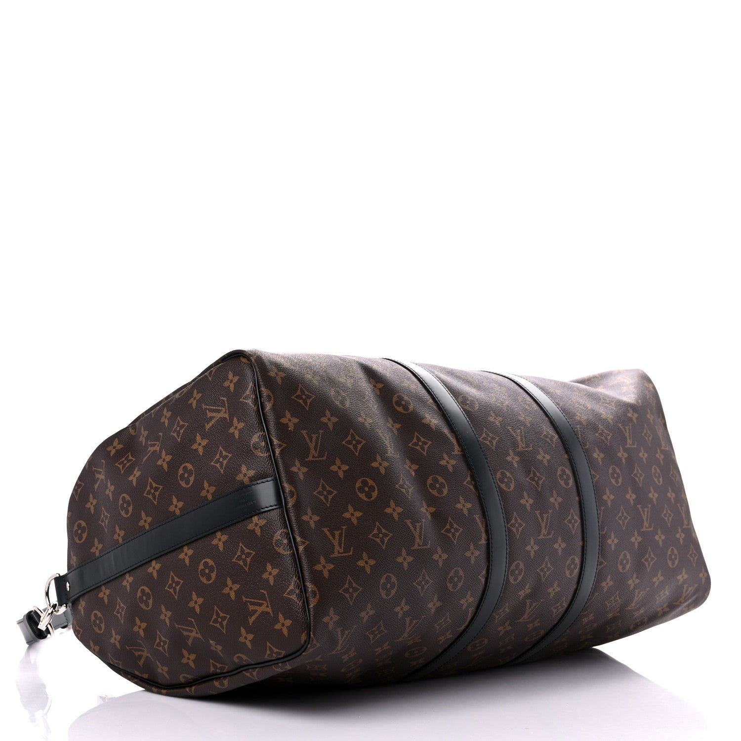 Louis Vuitton Monogram Macassar Keepall Bandouliere 55 5 of 13