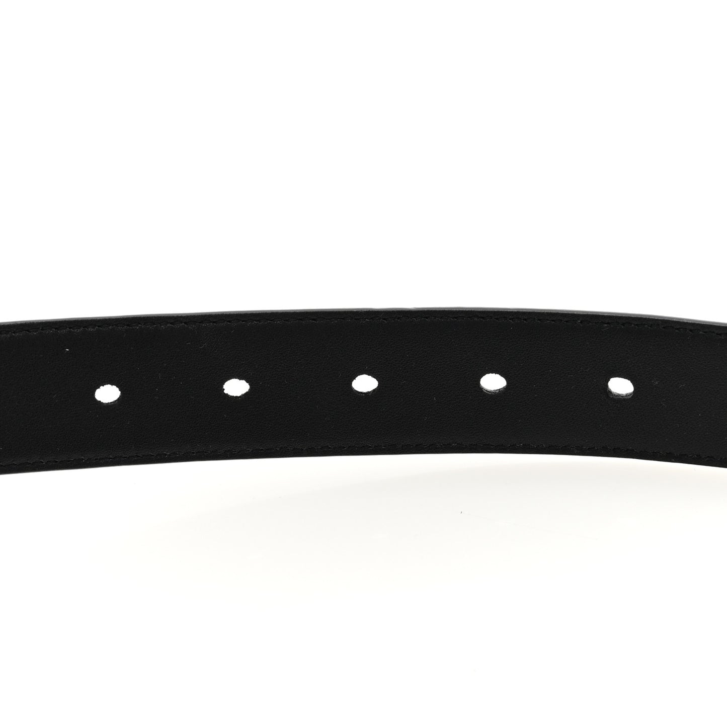 Smooth Calfskin Monogram Square Buckle Belt 105 42 Black