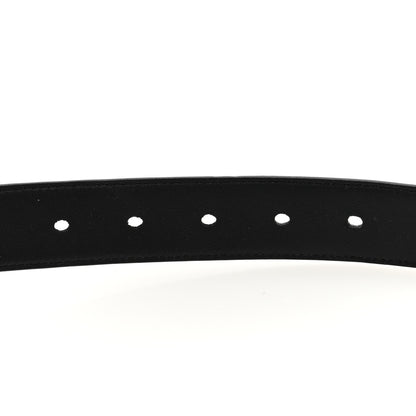 Saint Laurent Smooth Calfskin Monogram Square Buckle Belt 105 42 Black 4 of 4
