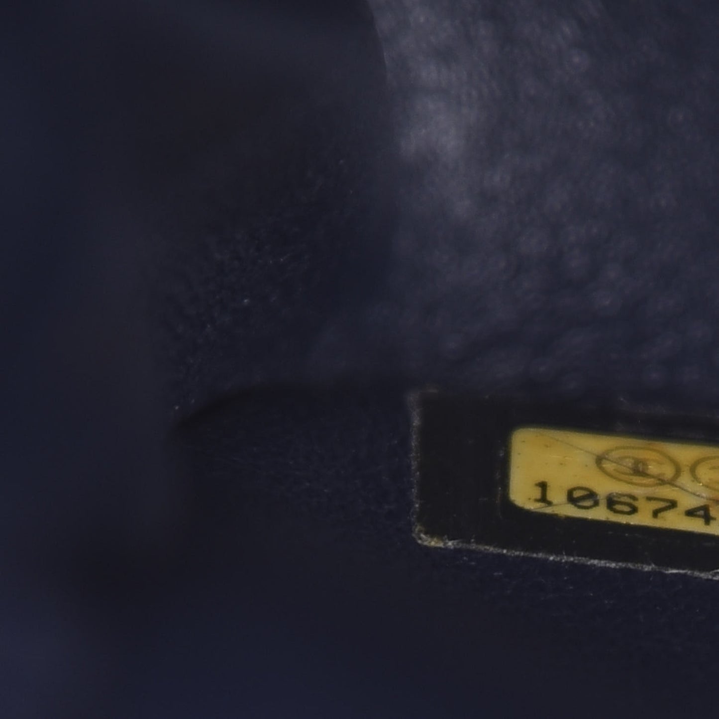 Lambskin Quilted East West Flap Navy