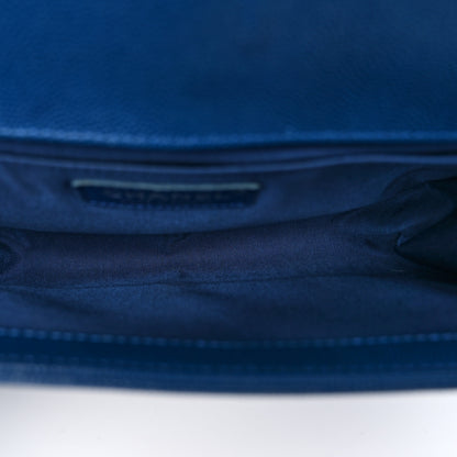 Chanel Caviar Quilted Medium Boy Flap Blue 5 of 11