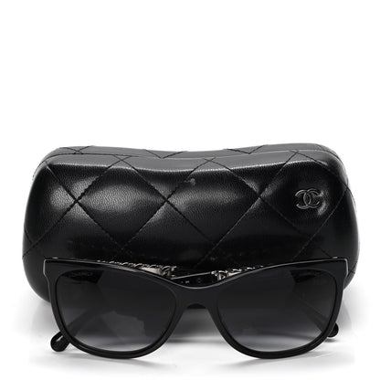 Chanel Cat Eye Chain Sunglasses 5260-Q Black 7 of 7
