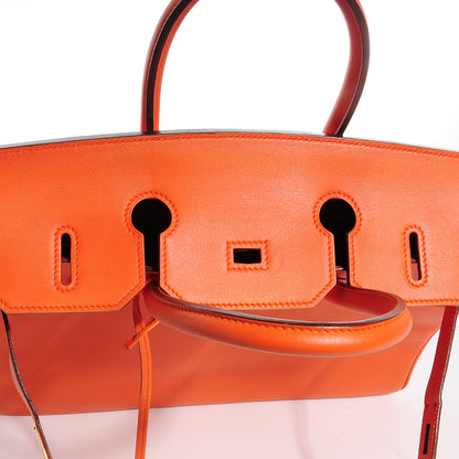 Hermes Gulliver Birkin 35 Orange 19 of 27