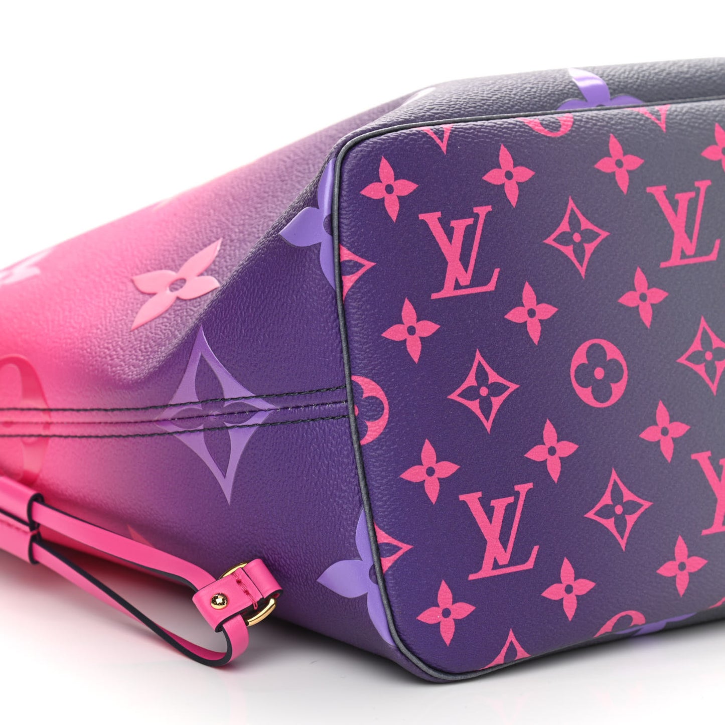 Monogram Giant Spring In The City Neverfull MM Midnight Fuchsia