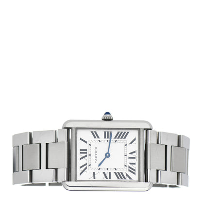 Cartier Stainless Steel 27mm Tank Solo Quartz Watch 2 of 5
