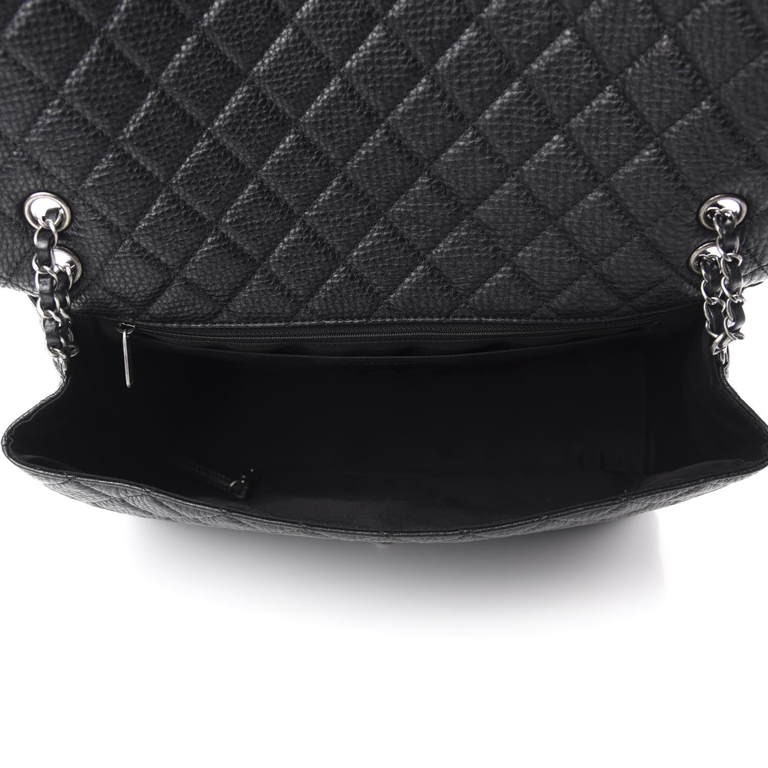 Chanel Calfskin Quilted Small XXL Travel Flap Bag Black 5 of 11
