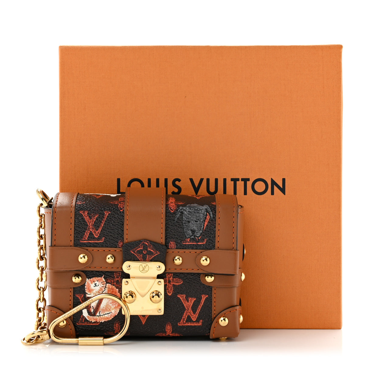 Catogram Essential Trunk Orange Marron