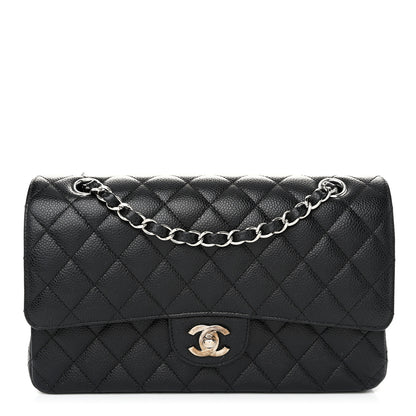 Chanel Caviar Quilted Medium Double Flap Black 1 of 12