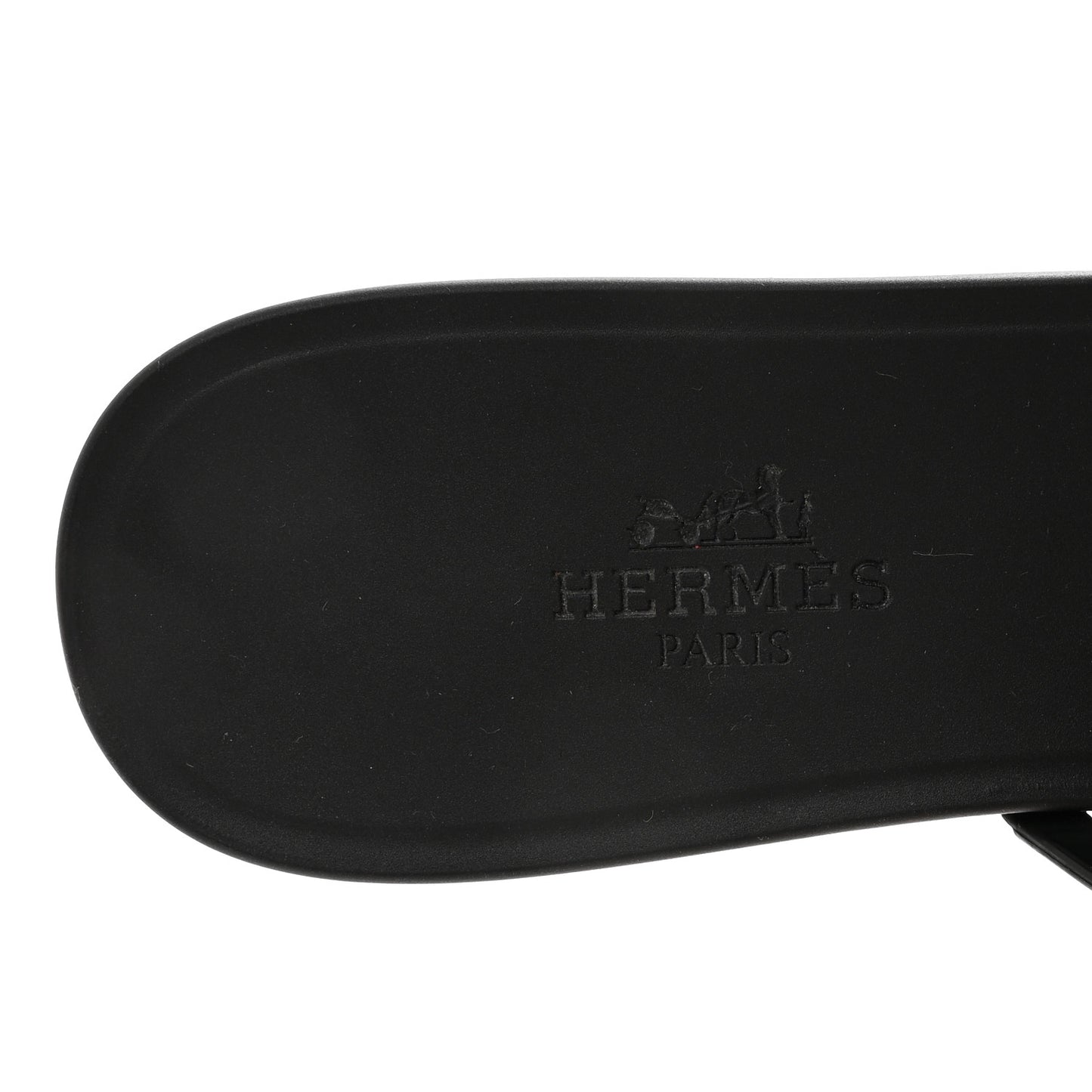 Rubber Chaine d'Ancre Rivage Sandals 35 Black