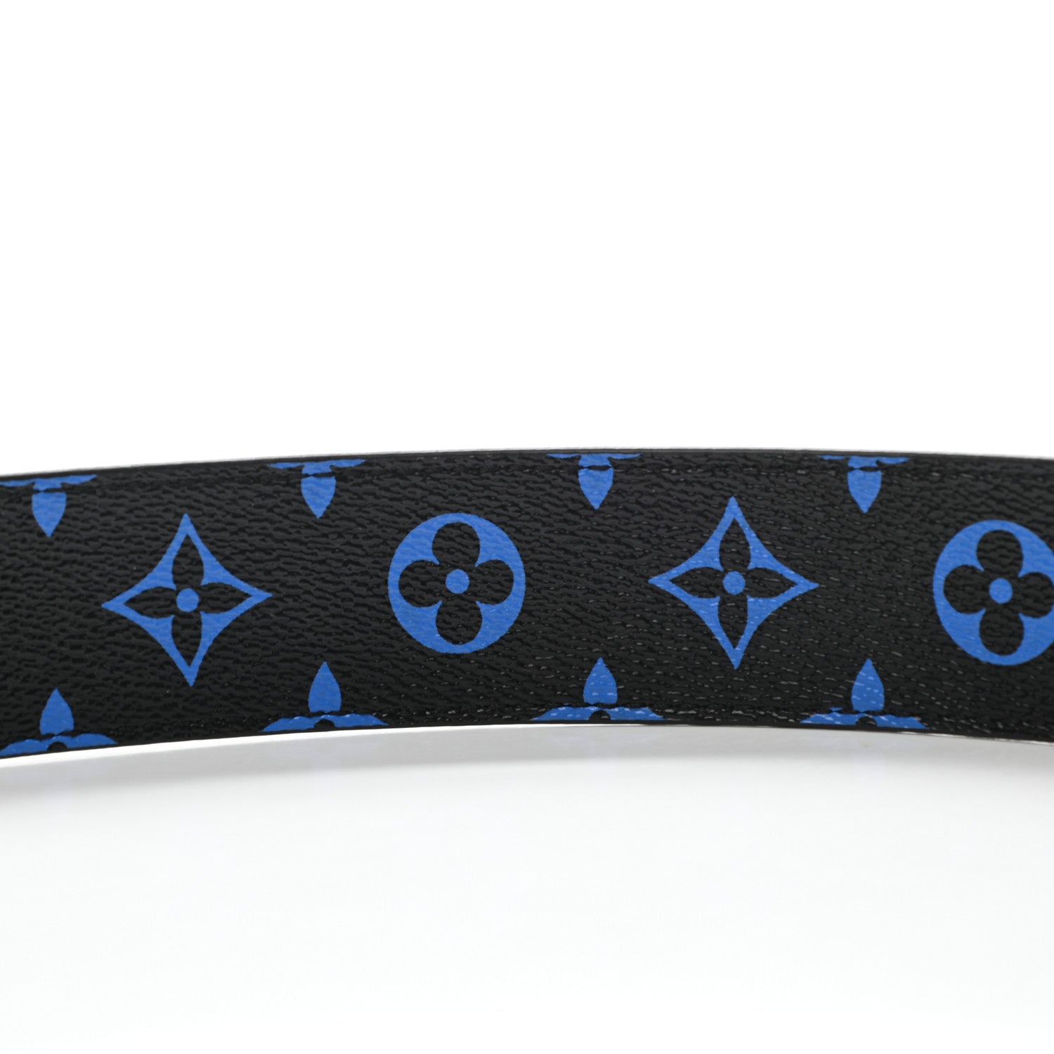 Louis Vuitton Canvas Bandouliere Shoulder Strap Black Bleu Digital 6 of 6
