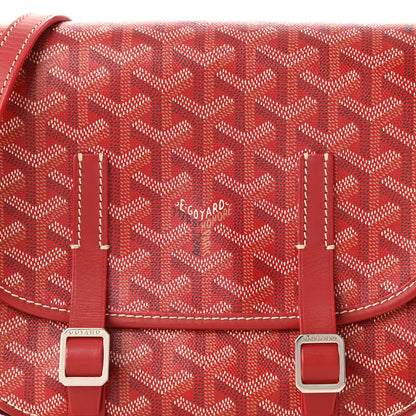 Goyard Goyardine Belvedere PM Messenger Bag Red 7 of 9
