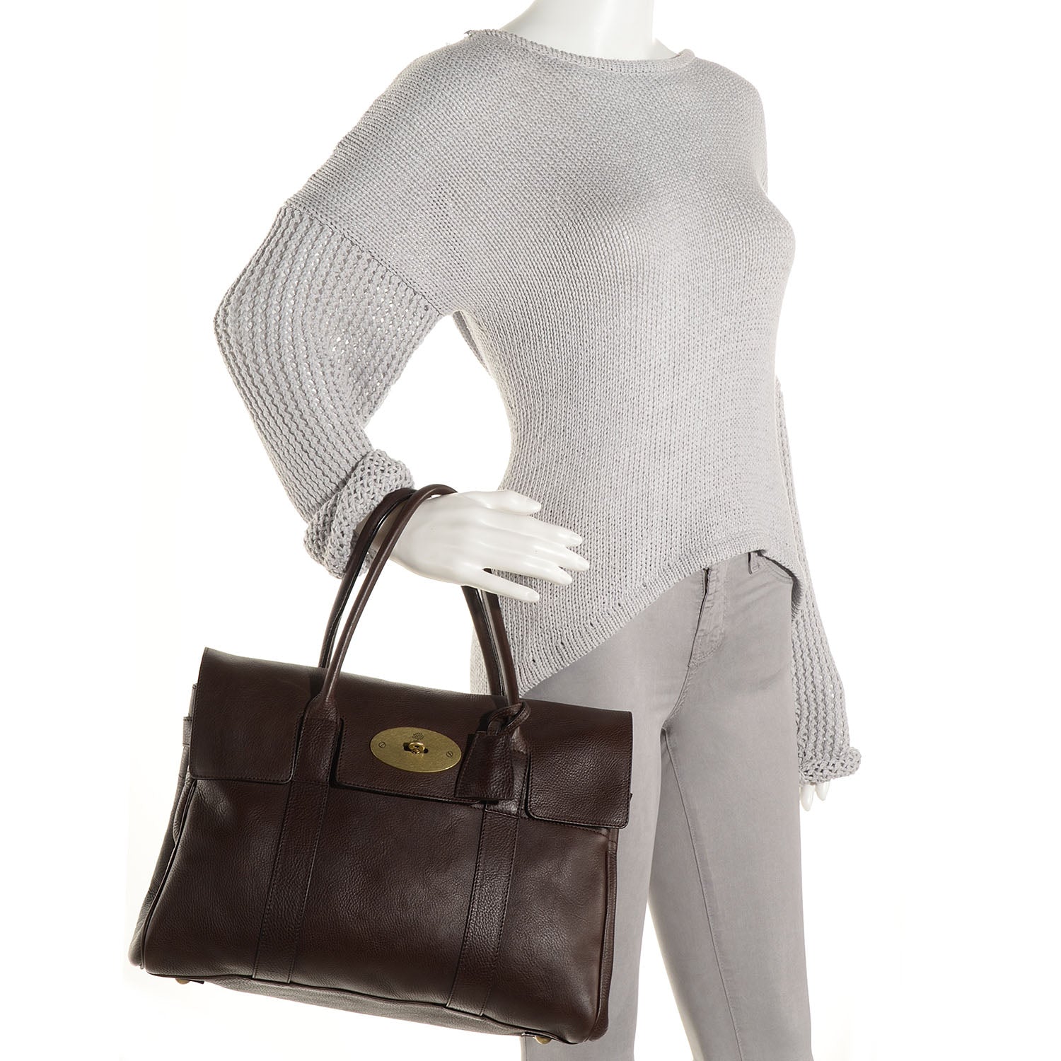 Mulberry Natural Leather Bayswater Chocolate 4 of 10