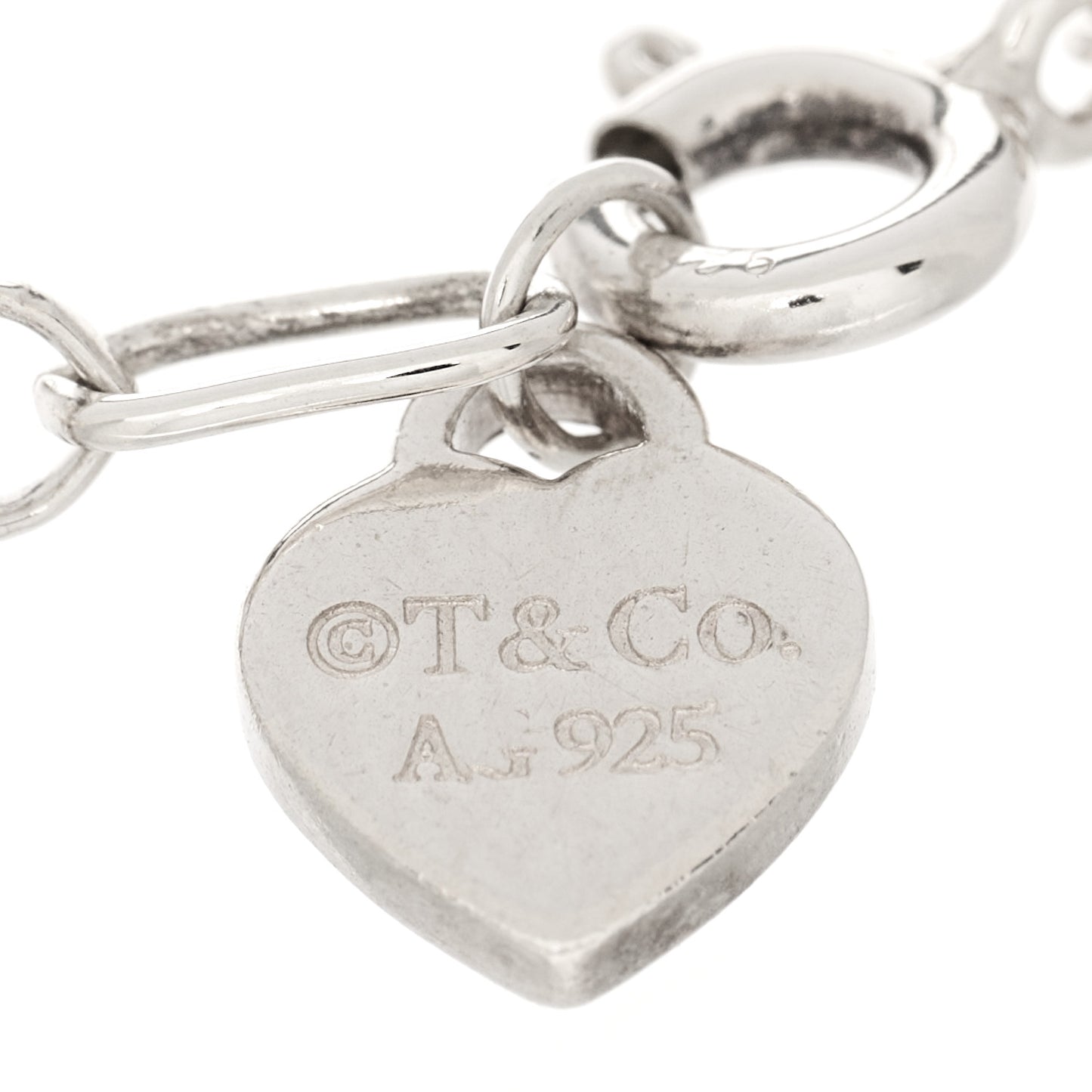 Sterling Silver Enamel Love Notes Logo Charm Bracelet Blue