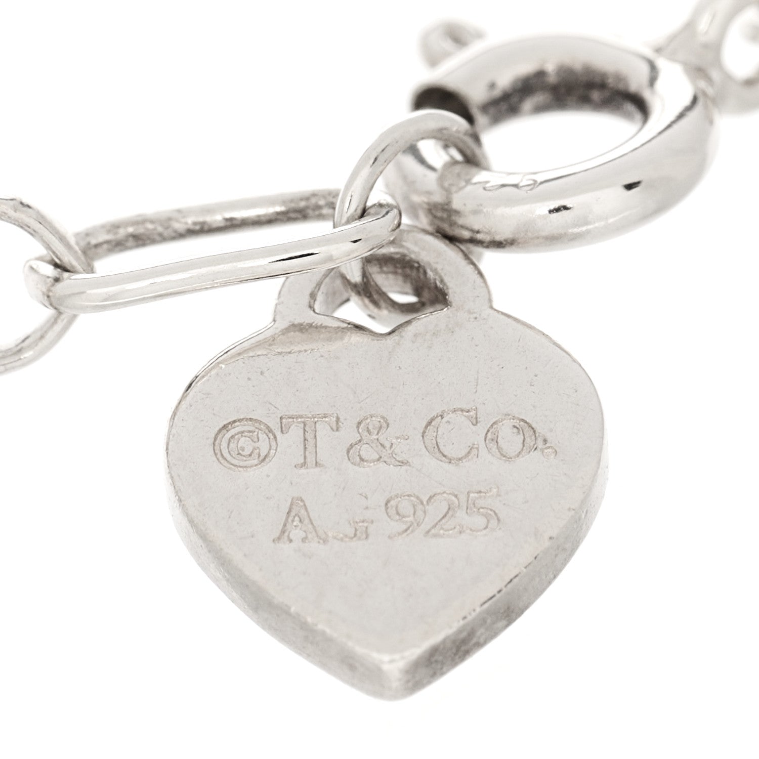 Tiffany Sterling Silver Enamel Love Notes Logo Charm Bracelet Blue 4 of 5
