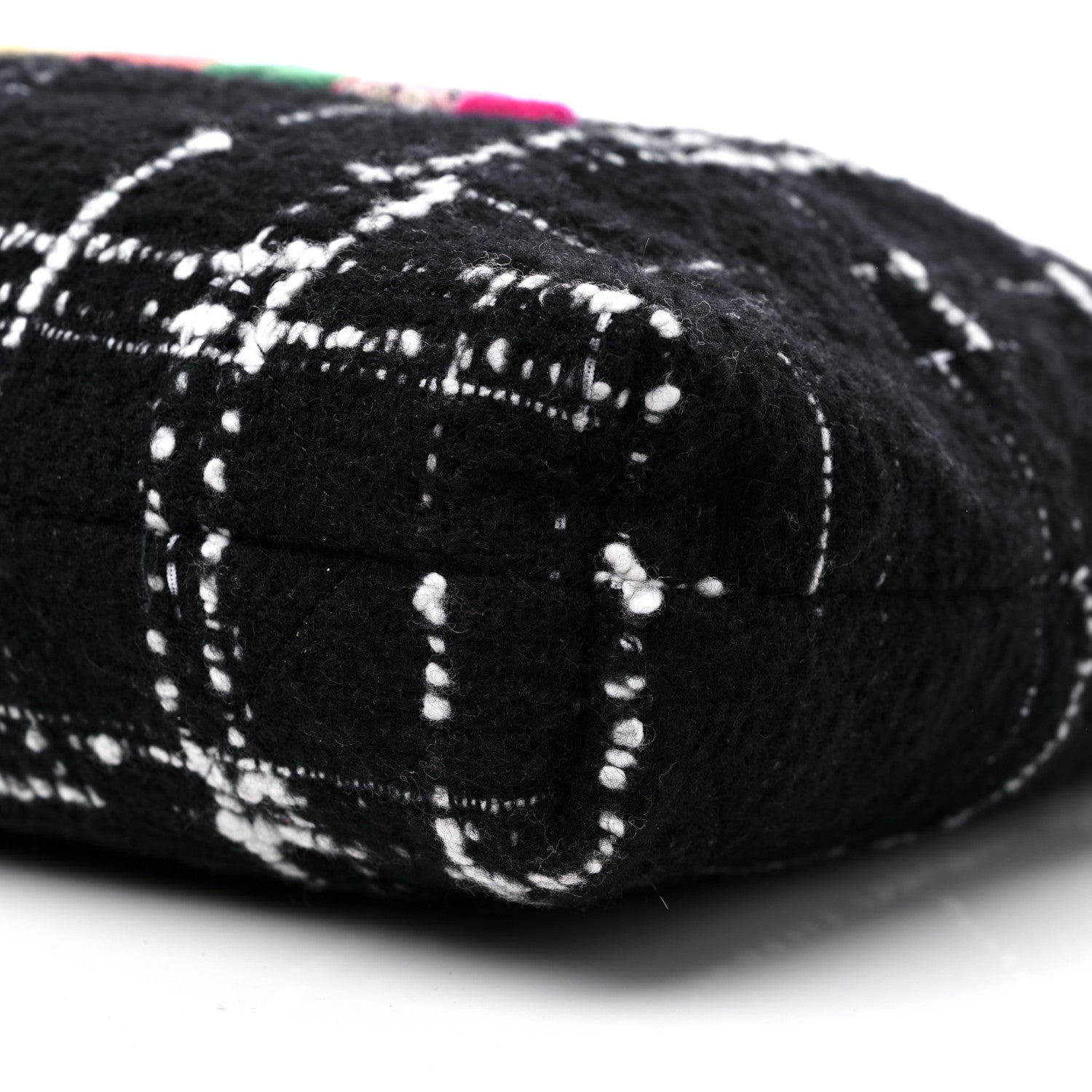 Chanel Wool Tweed Quilted Chanel 22 Black Multicolor 10 of 10