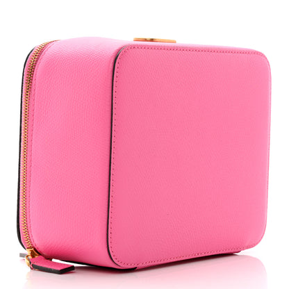 Valentino Garavani Grained Calfskin VLogo Signature Wash Bag Feminine Pink 5 of 10