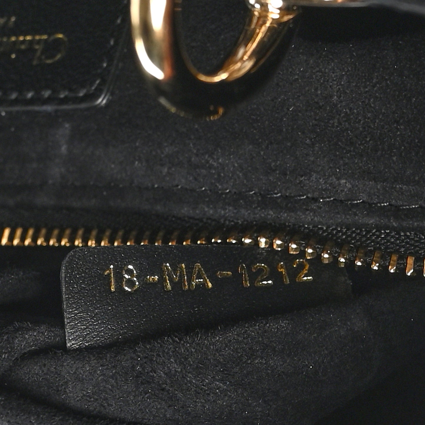 Lambskin Cannage Small My ABCDior Lady Dior Black