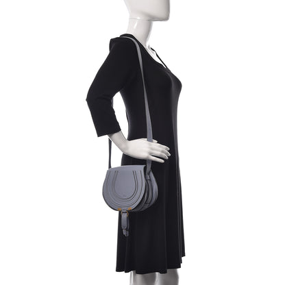 Chloe Calfskin Mini Marcie Round Crossbody Bag Washed Blue 2 of 10