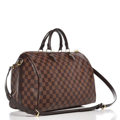 Louis Vuitton Damier Ebene Speedy Bandouliere 35 3 of 8
