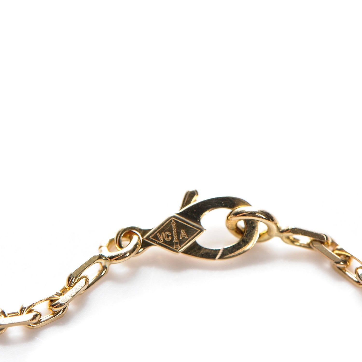 Van Cleef & Arpels 18K Yellow Gold 3 Motifs Byzantine Alhambra Bracelet 4 of 5