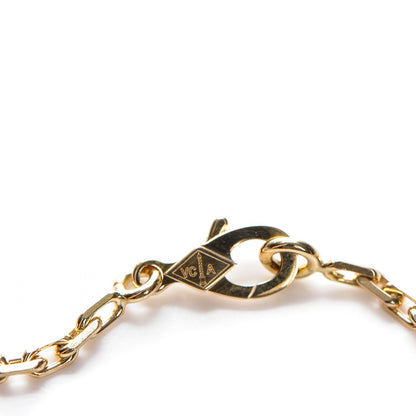Van Cleef & Arpels 18K Yellow Gold 3 Motifs Byzantine Alhambra Bracelet 4 of 5