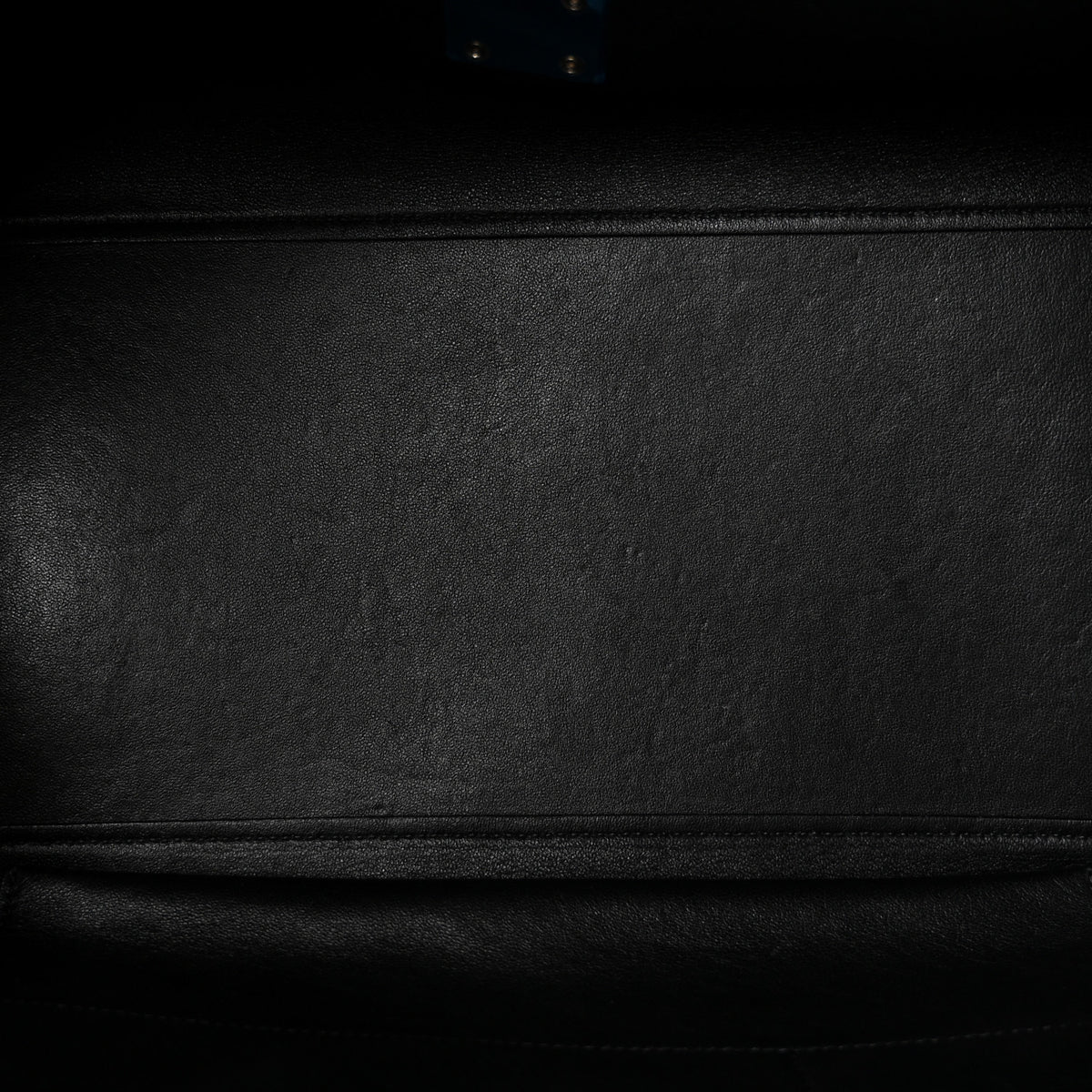 Celine Drummed Calfskin Suede Large Trapeze Black 5 of 9
