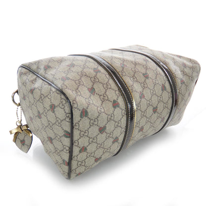 Gucci GG Plus Monogram Hearts Medium Joy Boston Dark Brown 4 of 9
