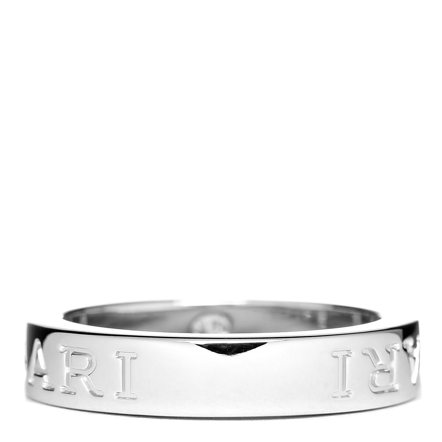 18K White Gold Diamond B.Zero1 Essential Band Ring 50 5.5