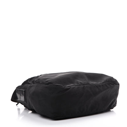 Prada Nylon Flat Messenger Bag Black 3 of 14