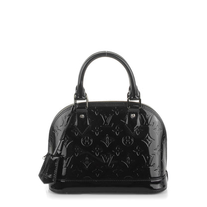 Louis Vuitton Vernis Alma BB Noir Magnetique 1 of 6